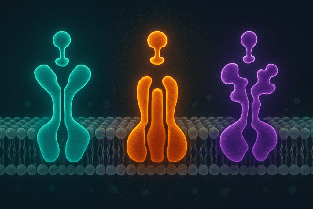 How GLP-3 Talks to Three Different Receptors (In Plain English)