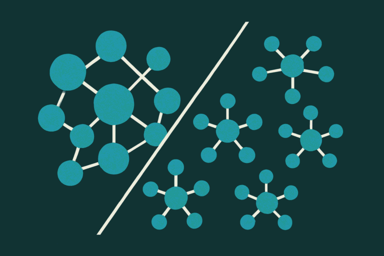 Illustration of peptide molecular structures for biotech and research.