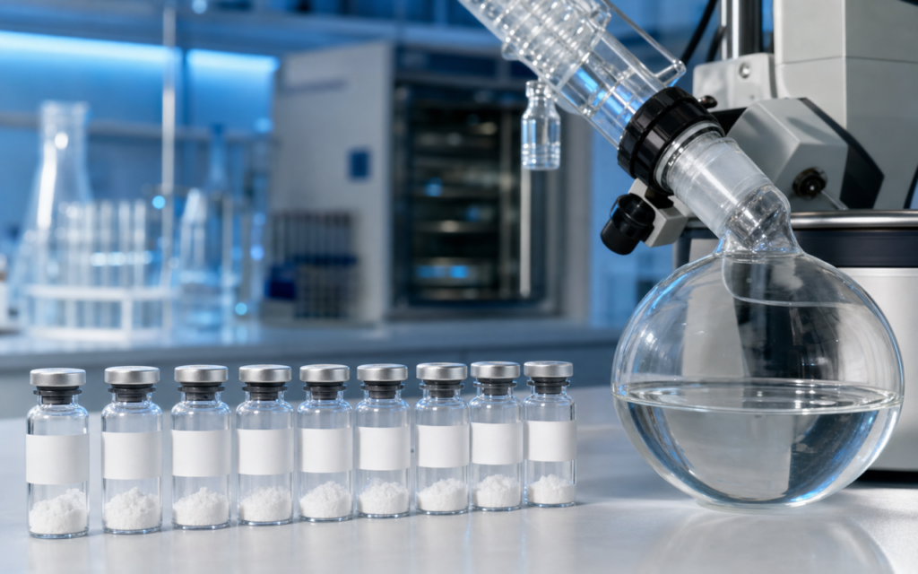 Counter-Ion Exchange From TFA to Acetate in Research Peptides