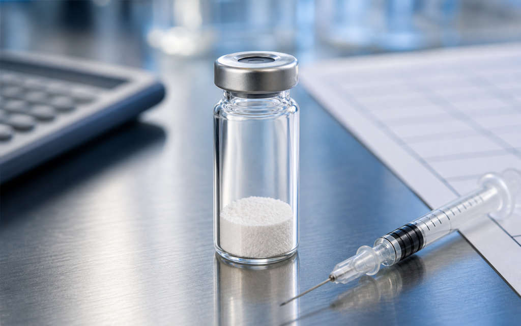 DSIP Reconstitution Concentration Calculations for Lab Use