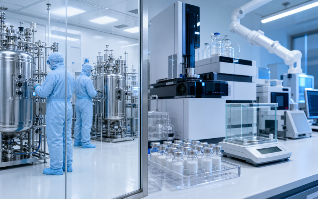 GMP vs Research Grade Peptide Manufacturing: Process Differences Explained