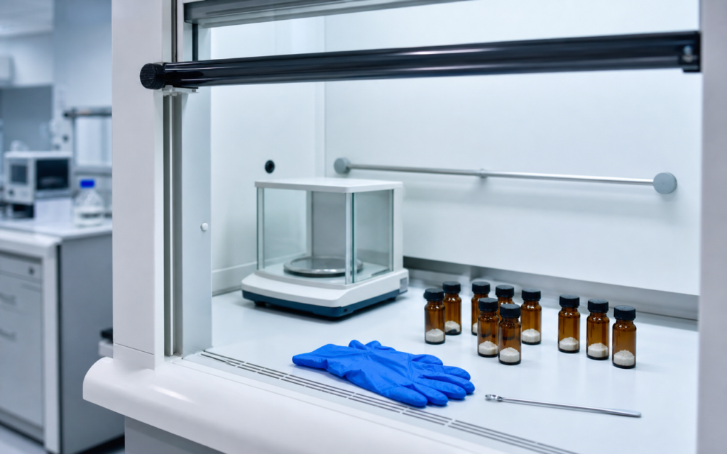 Peptide Research Safety Protocols: PPE, Fume Hoods, and Spill Response